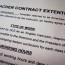 Teacher Contract Extension Form