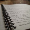 One of the notebooks I write in.