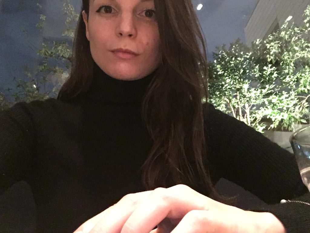 Low light selfie of Alisha. Iphone 6S front-facing camera.